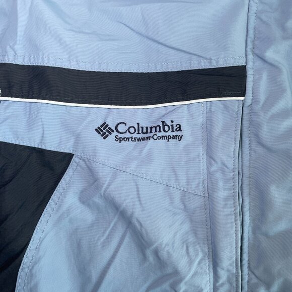 VINTAGE Columbia Challenge Series Jacket Womens L | Blue/Gray Shell - Picture 3 of 7